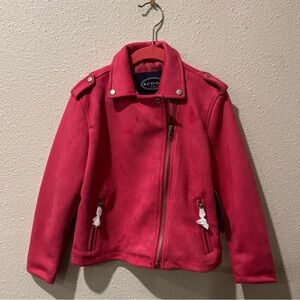 SCOOP Pink Moto Jacket plus Heart vest and long sleeve dress all size 6-6X